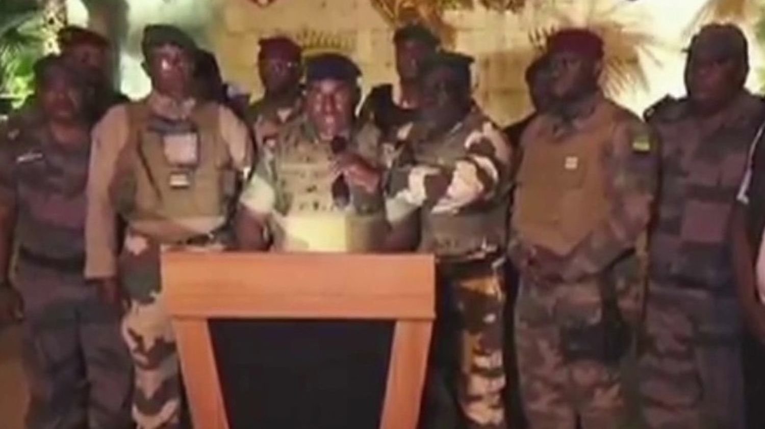 Gabon : Post-élection, des militaires annoncent l’annulation des élections et la dissolution des institutions